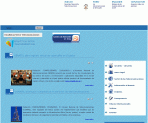 conatel.gov.ec: Secretaría Nacional de Telecomunicaciones
Joomla! - the dynamic portal engine and content management system