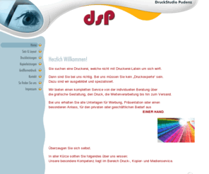 druckstudiopudenz.com: DruckStudio Pudenz
Willkommen bei Ihrem freundlichen Druckdienstleister. Wir gestalten, drucken und finalisieren Ihre Printprodukte. Ob Digital- oder Offsetdruck, Großformat oder Kopierservice fragen Sie uns nach den besten Lösungen für Ihren Auftrag.