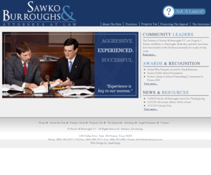 dentonlawyers.org: Sawko & Burroughs | Attorneys At Law | Denton, Texas
