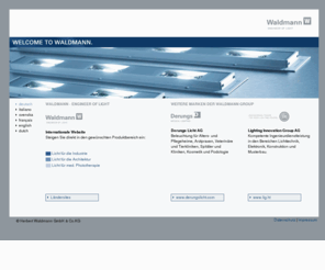 derungslicht.net: Herbert Waldmann GmbH & Co. KG - Home / Lichtlösungen für Arbeitsplätze in allen Branchen und Einsatzbereichen
Auf Leuchten, Lampen und sonstige Lichttechnik spezialisiert, bietet die Waldmann Lichttechnik Herbert Gmbh & Co. KG sowohl Architekturleuchten, Industrieleuchten, Medizinleuchten, Leuchten für die medizinische Phototherapie, LED-Leuchten, Halogenleuchten und Maschinenleuchten, als Büroleuchten und Schreibtischleuchten, Arbeitsplatzleuchten, sowie Stehleuchten und Pendelleuchten an.