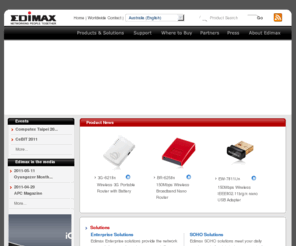 edimax.com: ::: EDIMAX Technology :::
Edimax Wireless network equipments for small business and home users. http://www.edimax.com. Our vast and comprehensive product line fulfills all connectivity needs, whatever the network architecture or application requirements are. Our products are distinguished by their cost-effectiveness and clear support and warranty conditions. The complete products range consists of Wireless solutions (802.11n/802.11g), Print Server solutions, xDSL Router solutions, Ethernet Switch solutions, PoE solutions, Powerline solutions, Network Access Controllers, Load Balancer solutions, IP Camera solutions, VoIP solutions, KVM Solutions and Media Converter solutions.