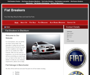 fiatbreakers.com: Fiat Parts Manchester : Car Parts Centre
For Fiat parts in Manchester or Fiat breakers in Preston, please call us today.