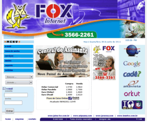 juina-fox.com.br: ::. Fox Internet .:: O seu provedor de acesso à Internet
