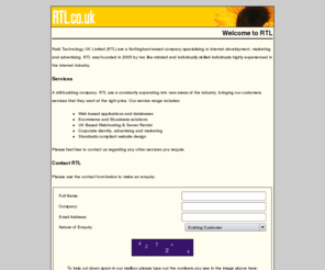 rtl.co.uk: Nottingham Internet Development, Marketing and Advertising Specialists | Raid Technology UK Limited
Internet Development, Marketing and Advertising Specialists based in Nottingham