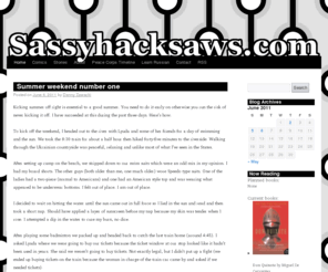 sassyhacksaws.com: Sassyhacksaws | Musings of an English degree
Musings of an English degree