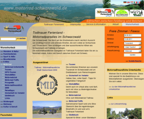 bikercard.info: Motorradurlaub für Biker: Todtnauer Ferienland im Schwarzwald
Todtnauer Ferienland im Schwarzwald: Urlaub zwischen Feldberg und Belchen