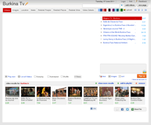 burkinatv.com: Burkina Tv
Burkina Tv on WN Network delivers the latest Videos and Editable pages for News & Events, including Entertainment, Music, Sports, Science and more, Sign up and share your playlists.