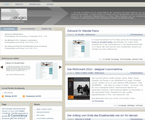 dagio.de: Webdesign - Webdevelopment | Rhein-Main - Ingelheim - Mainz - Bingen - dagio creative media
Die Liebe zur Materie und die Leidenschaft bei der Umsetzung sind meiner Meinung nach das Geheimnis des Erfolges. In engem Kontakt zum Kunden habe ich das Bestreben stehts eine optimale Lösung für die bestehende Aufgabenstellung zu finden. Offene Beratung und eine umfassende Konzeption im Vorfeld garantieren einen reibungslosen Ablauf bis zum fertigen Produkt