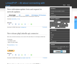 linkedphp.com: LinkedPHP – All about connecting with PHP
LinkedPHP - All about connecting with PHP: