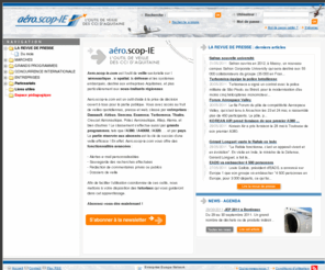 scop-ie.com: aero.scope-IE.com : Loutil de veille Aéronautique Spatial Défense
