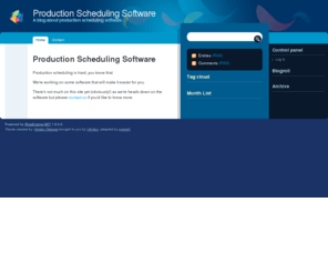 theproductionschedulingsoftware.com: Production Scheduling Software | Production Scheduling Software
Production scheduling software