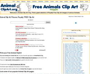 animalclipart.org: Animal Clip Art Pictures Royalty FREE Clip Art | Animal Clipart Org
Animal Clip Art Pictures you can Print for FREE!  Animal Clip Art with High Quality ROYALTY FREE Animal Related Clip arts. 