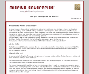 misfitsenterprise.com: Misfits Enterprise
Are you a good fit for Misfits?