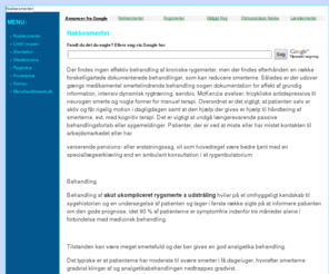 nakkesmerter.dk: Nakkesmerter
 smerter ondt i ryggen eller i nakken