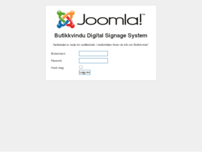 247design.no: Butikkvindu® Digital Signage System
Butikkvindu Online Digital Signage er systemet for store og små organisasjoner som har høye krav til profilering og effektiv spredning av budskap. Butikkvindu er et avansert Content Management System (CMS) som kan tilpasses de fleste behov.