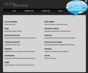 cupadirectory.com: Welcome at CUPA Directory
CUPA Directory is a free web directory with guaranteed 7 day review!