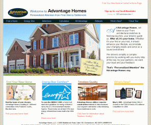 advantagehomesusa.com: New Single Family Homes| Townhomes | Advantage Homes in Frederick County | Energy Efficient
