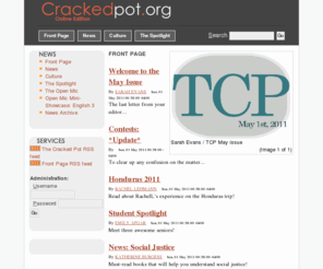 crackedpot.org: The Cracked Pot
The Cracked Pot - Front Page