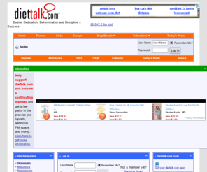 diettalk.com: home
diettalk.com is a diet support discussion forum. To visit the forum, go to http://www.diettalk.com/forums/