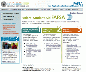 Free Application For Federal Student Aid Definition