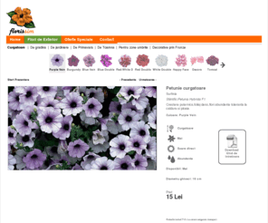 florissim.ro: Flori curgatoare
Plante pentru balcon si terasa, curgatoare sau semicurgatoare