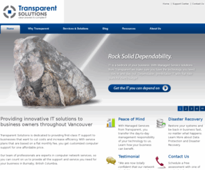 transparentconnect.com: IT Support, Computer Support, Computer Network Services– Vancouver, Burnaby, Coquitlam, Surrey, New Westminster | Transparent Solutions
Transparent Solutions specialize in computer networking, providing IT support services for small and medium businesses in Vancouver, Burnaby, Coquitlam
