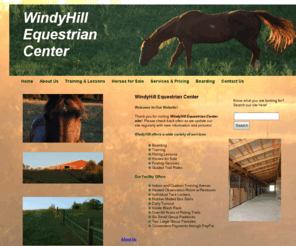 windyhillec.com: WindyHill Equestrian Center
Horse Boarding,Foaling Services,Battle Creek,MI,Horseback Riding Lessons