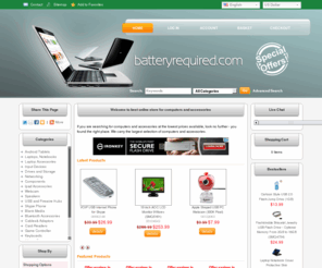 batteryrequired.com: best online store for computers and accessories
computers, computer accessories, keyboard, monitor, mouse, motherboard