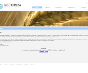 biotechnika.net: O firmie | Biotechnika
