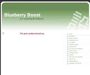 blueberryblendtea.com: Home - Blueberry Boost
Blueberry blend tea