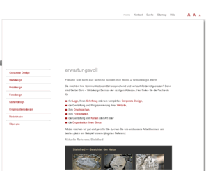 buero-webdesign.ch: Büro + Webdesign, Bern
Büro + Webdesign, Bern