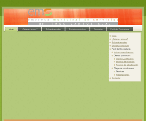 emstrescantos.net: Bienvenidos a la EMS
Empresa Municipal de Servicios de Tres Cantos