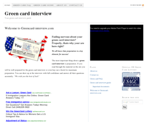 greencard-interview.com: Green card interview
The one and only green card interview guide!