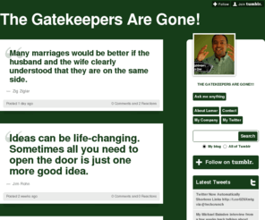 lamartyler.com: The Gatekeepers Are Gone!
THE GATEKEEPERS ARE GONE!!!