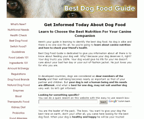 best-dog-food-guide.com: Best Dog Food Guide | Learn then Choose What's Best for Your Dog
Want the best dog food for your beloved pet? Reasons to switch dog food brands. Get informed today.