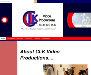 clkvideoproductions.com: CLK Video Productions Home Page
CLK Video Productions specializes in Weddings, birthdays, parties, funerals, web videos, and more. Serving the Southern California area since 1984.