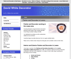 davidwhitedecorator.com: Painter and Decorator in the Lewes area : David White Decorator
If you're looking for a professional painter and decorator in Lewes call your friendly local experts for all your painting and decorating in Lewes