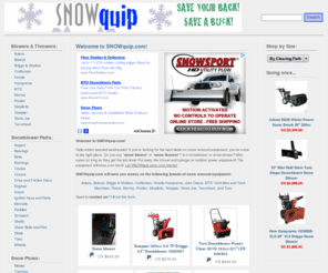 snowquip.com: snowquip.com - great deals on new and used snow removal equipment!
