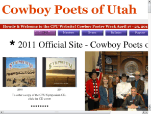 cowboypoetsofutah.com: Cowboy Poets of Utah
Official Website of the Cowboy Poets of Utah