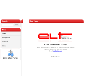 eltfuar.com: ELT Uluslararası Fuarcılık Ltd.
ELT ULUSLARARASI FUARCILIK LİMİTED ŞİRKETİ
