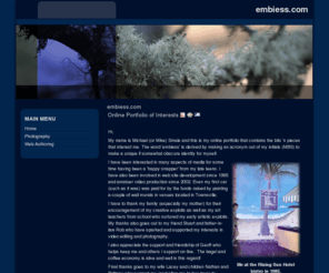 embiess.com: embiess.com
Embiess (or MBS) is a site devoted to the work and interests of Michael Smale.