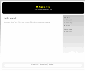 maudio410.com: M Audio 410
maudio410.com: M-Audio FireWire 410 4-In / 10-Out FireWire Mobile Recording Interface