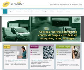 serkonten.com: PHS Serkonten - Servicios higienico sanitarios y control de plagas
Le ofrecemos los mas variados servicios higienico sanitarios y de control de plagas apra mantener sus instalaciones siempre en perfecto estado