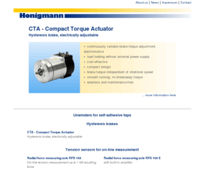 unwinder.de: Unwinding: Unwinding narrow web and tapes - tension controlled
HONIGMANN: constant tension, independent of the line speed