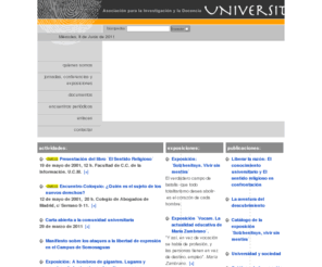 asociacion-universitas.es: Asociacion Universitas
Asociación formada por profesores universitarios y estudiantes de doctorado