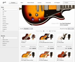 gibsoncustomdirect.org: Gibson Guitar: Electric, Acoustic and Bass Guitars, Baldwin Pianos
Official Gibson site: Buy acoustic guitars, Epiphone or Les Paul electric guitars, bass guitar packages and banjos. Get Baldwin piano information. Free online guitar lessons, view guitar sheet music and guitar tablature and learn to play guitar."
