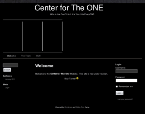 centerfortheone.com: Center for The ONE
