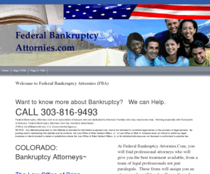 federalbankruptcyattornies.com: Federal Bankruptcy Attornies
Federal Bankruptcy Attornies Home Page Attorneys, bankruptcy filing