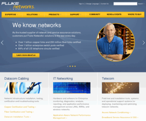 fibertesting.com: Enterprise Network Performance Management & Troubleshooting Solutions – Fluke Networks
Fluke Networks’ powerful cable testers and testing equipment offers a unique vision into your network, helping you meet today’s technology challenges