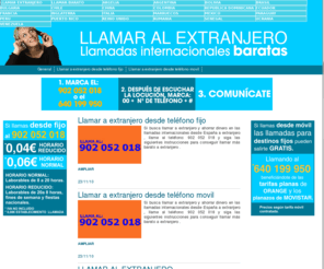 llamarextranjero.com: LLAMAR AL EXTRANJERO
LLAMAR AL EXTRANJERO